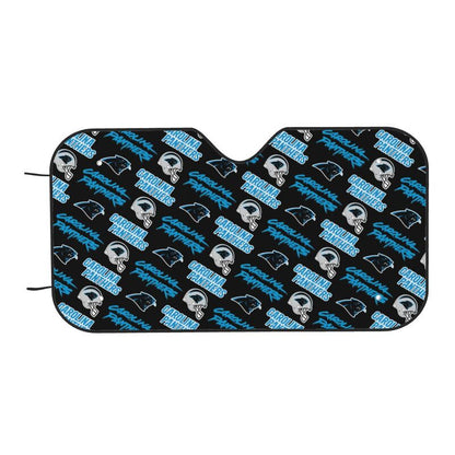 Carolina Panthers Printed suitable for front Car windshield sunshades Car windshield sunshades