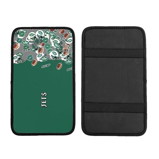 New York Jets print Car center console armrest pad car armrest protective cover