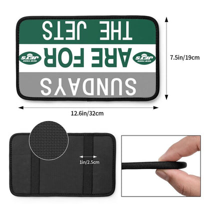 New York Jets Personalized printed car armrest cover Car handrail box cushion
