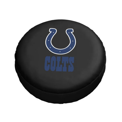 Indianapolis Colts 3 Car tire protective cover waterproof and dustproof tire cover
