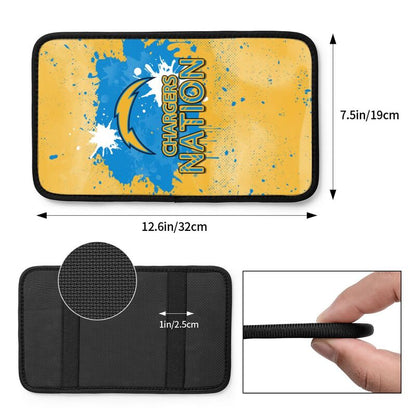 San Diego Chargers print car center console armrest pad Car armrest box protective cover