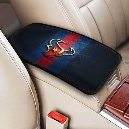Car armrest box pad Houston Texans Printed central armrest box pad anti slip pad
