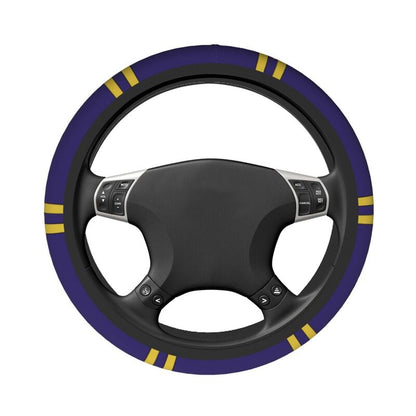 Baltimore Ravens Printed breathable elastic steering wheel cover