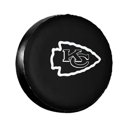 Kansas City Chiefs 3 Printing tire protection cover car sun protection tire protection covers