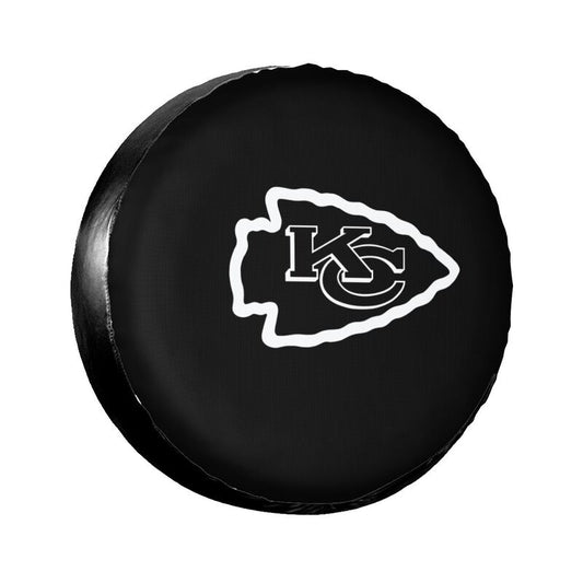 Kansas City Chiefs 3 Printing tire protection cover car sun protection tire protection covers