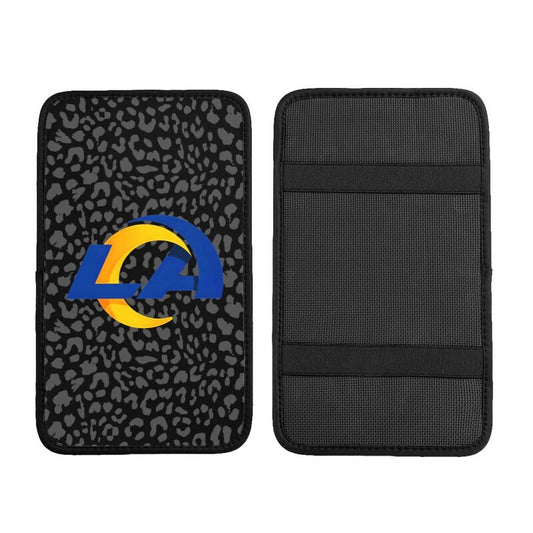 Los Angeles Rams 2 print Car handrail box cushion Personalized car armrest cover