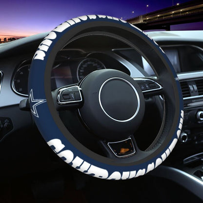 Dallas Cowboys 6 Printed breathable anti slip cover elastic steering wheel cover
