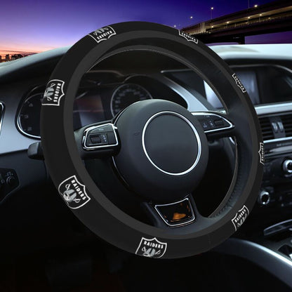 Las Vegas Raiders 3 Printed breathable anti slip cover elastic steering wheel cover