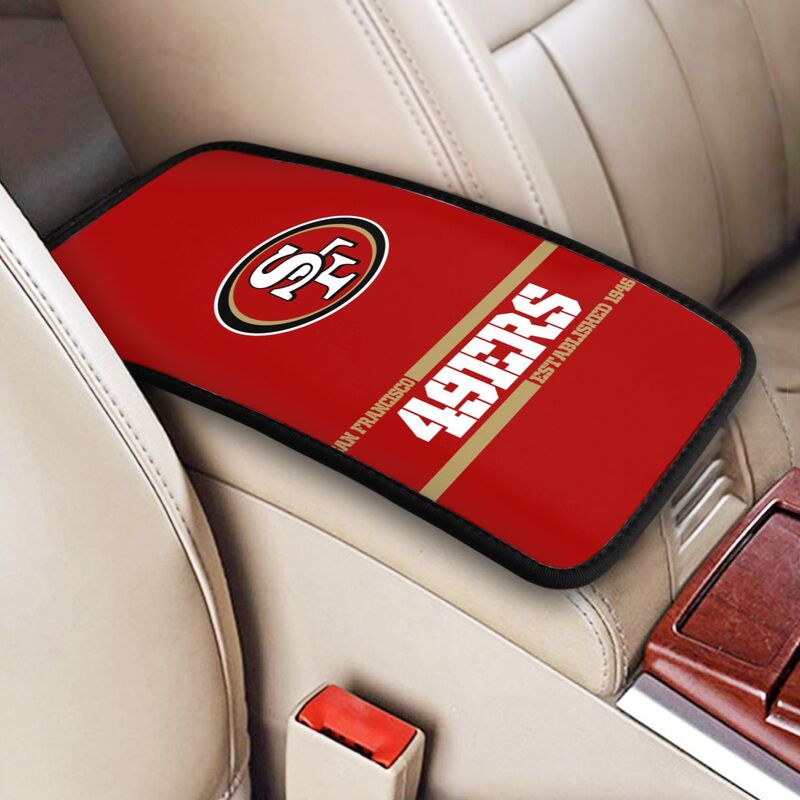 San Francisco 49ers Printed car armrest box pad Protective pad