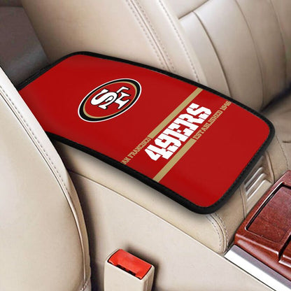 San Francisco 49ers Printed car armrest box pad Protective pad