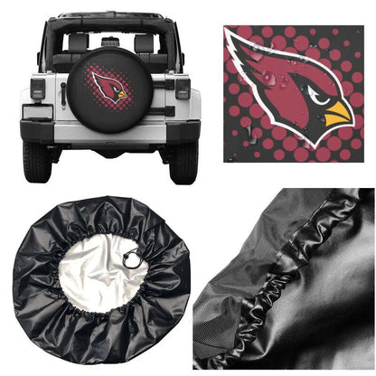 Arizona Cardinals Printing tire protection cover car sun protection tire protection cover