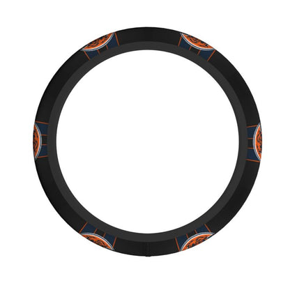 Chicago Bears Printed elastic steering wheel cover anti slip breathable