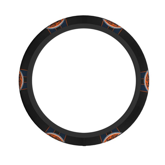 Chicago Bears Printed elastic steering wheel cover anti slip breathable