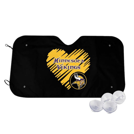 Minnesota Vikings Printing is suitable car front windshield sunshades Car windshield sunshades