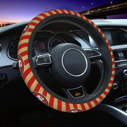 San Francisco 49ers 8 Printed breathable elastic steering wheel anti slip cover
