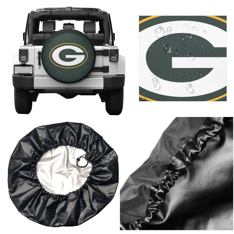 Green Bay Packers Printed tire protection cover car spare tire dust protection cover