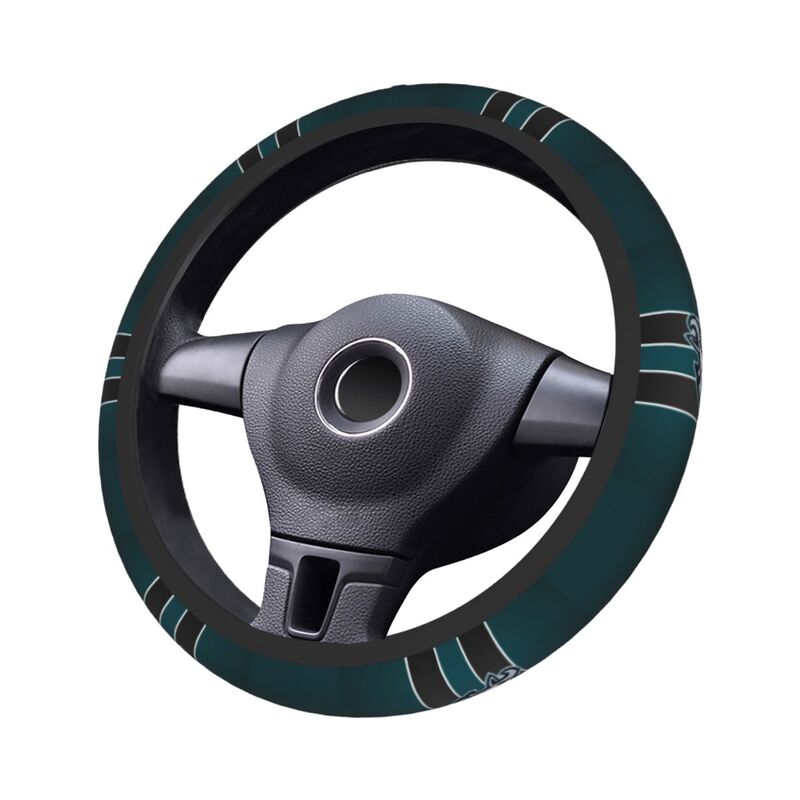 Philadelphia Eagles 1 Printed breathable elastic steering wheel cover anti slip cover