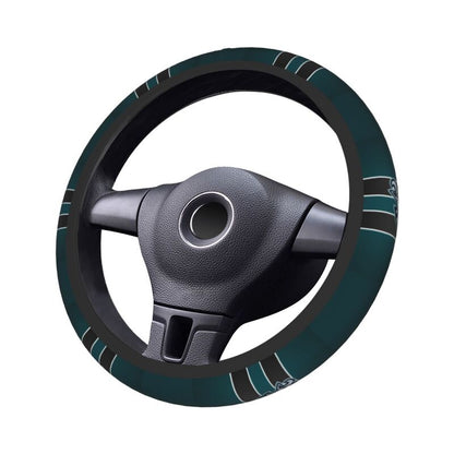 Philadelphia Eagles 1 Printed breathable elastic steering wheel cover anti slip cover