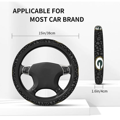Green Bay Packers Printed elastic steering wheel cover car anti-skid cover