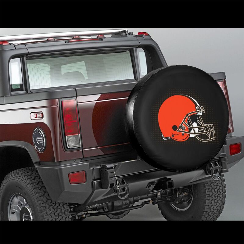 Cleveland Browns Printing tire protection covers car sun protection tire protection cover