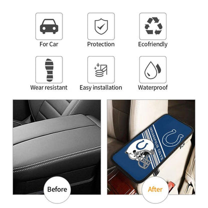 Indianapolis Colts Print armrest protective cover car armrest box cushion