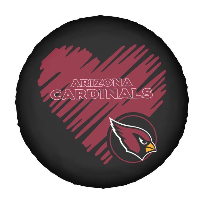 Arizona Cardinals Printed car spare tire dust protection cover tire protection cover