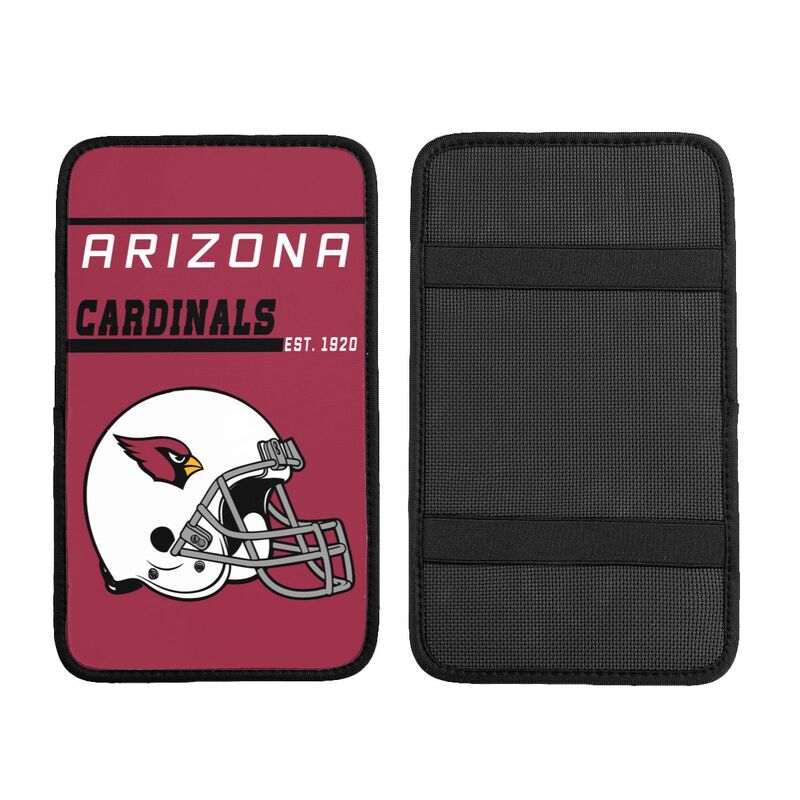 Arizona Cardinals Print car armrest box cushion armrest protective cover
