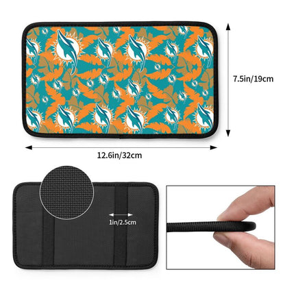 Miami Dolphins printing Center console armrest pad car armrest protective cover car