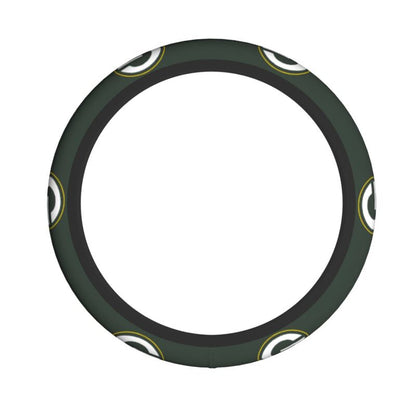 Green Bay Packers 5 Printed breathable elastic steering wheel cover anti slip cover