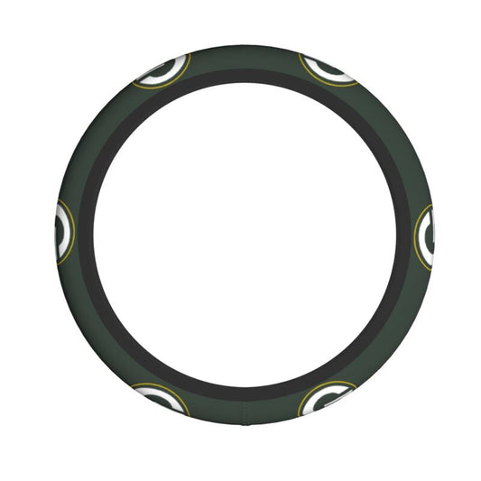 Green Bay Packers 5 Printed breathable elastic steering wheel cover anti slip cover