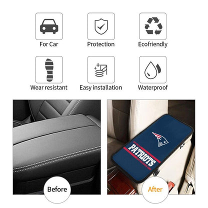 New England Patriots Printed car armrest box pad Protective pad