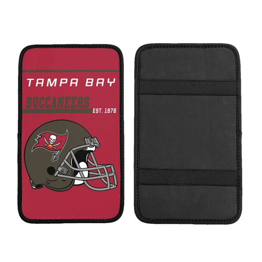 Tampa Bay Buccaneers Print car armrest box cushion armrest protective cover