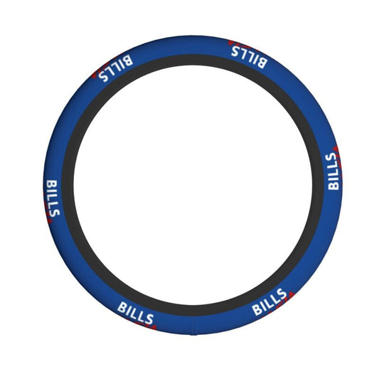 Buffalo Bills 3 Printed elastic steering wheel cover car steering wheel protective cover