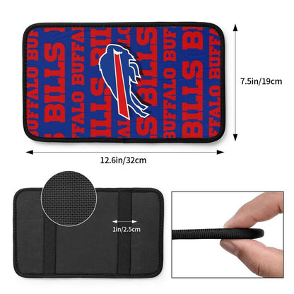 Car armrest box pad Buffalo Bills 1 Printed central armrest box pad protective pad