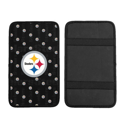 Pittsburgh Steelers 2 printed Car handrail cushion Personalized car armrest cover