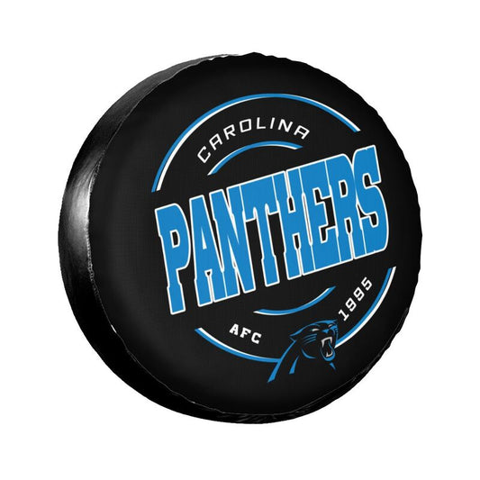 Carolina Panthers Printing car tire protection cover car spare tire dust protection cover