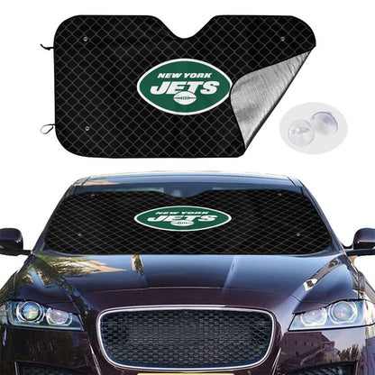 New York Jets 3 Print Car windshield sunshades is suitable front Car windshield sunshades