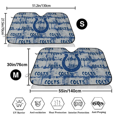 Indianapolis Colts Printed front windshield sunshade car windshield sunshade (multi size)