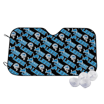Detroit Lions 2 Printed suitable for front Car windshield sunshades Car windshield sunshades