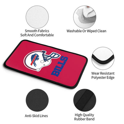 Car armrest box pad Buffalo Bills Printed center armrest box pad protective pad
