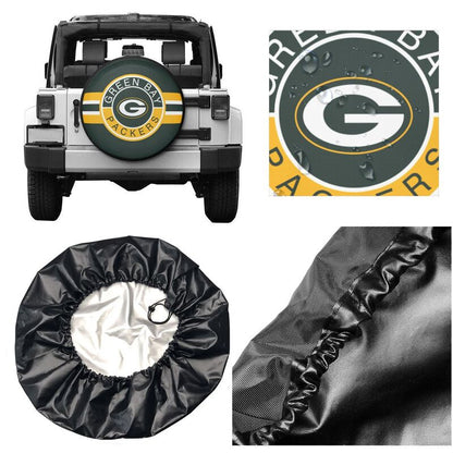 Green Bay Packers Print tire protection cover car sun protection tire protection cover