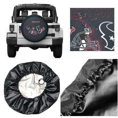 Houston Texans Print car tire protection cover car spare tire dust protection covers