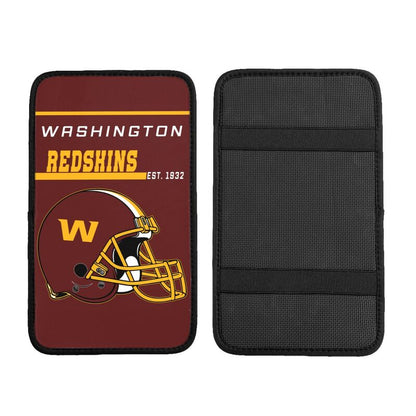 Washington Redskins Print car armrest box cushion armrest protective cover
