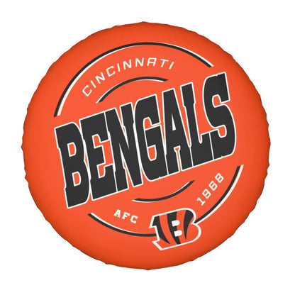 Cincinnati Bengals Printing car tire protection cover car spare tire dust protection cover