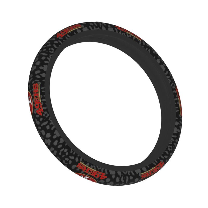 San Francisco 49ers Printed elastic steering wheel cover car anti-skid cover