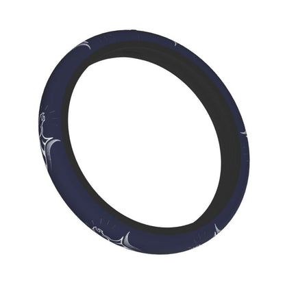 Denver Broncos 1 Printed breathable elastic steering wheel protective cover