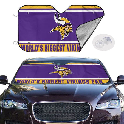 Minnesota Vikings Printing is suitable for car front windshield sunshades Car windshield sunshades