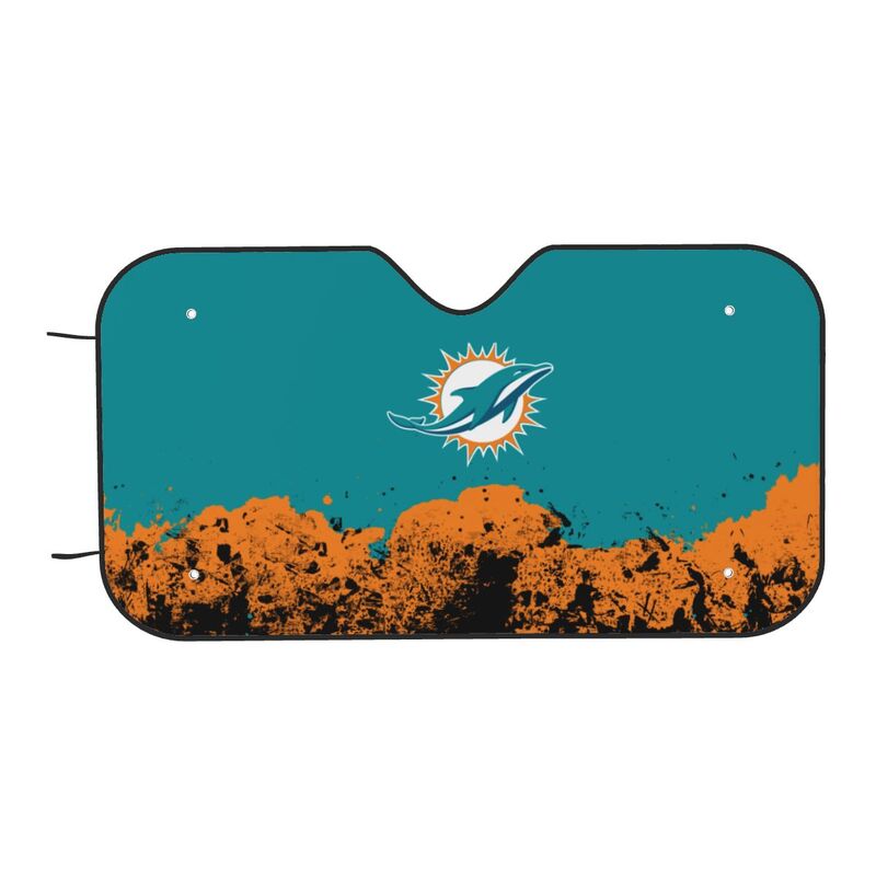 Miami Dolphins Print car front windshield sunshade car windshield sunshade (multi size)