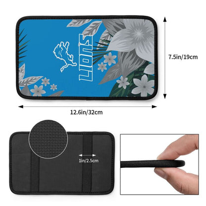 Detroit Lions Car armrest box protective cover car center console armrest pad