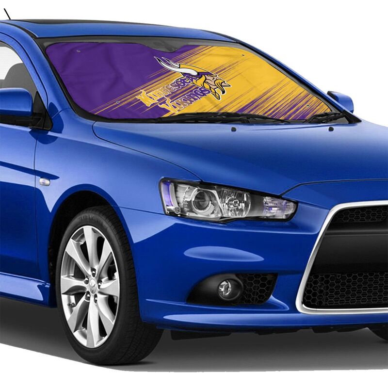 Minnesota Vikings Print car windshield sunshade panel car windshield sunshade cover multiple sizes